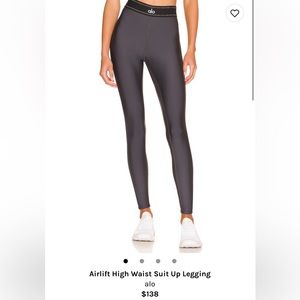 Alo Airlift High Waisted Suit Up Legging, size medium